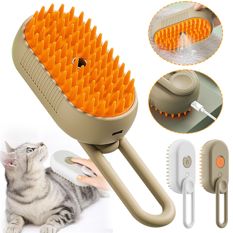 3-in-1 Pet Steam Brush